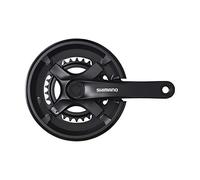 Shimano Tourney/TY FC-TY501 chainset 46/30, double, 7/8-speed, 175 mm, with chainguard, black