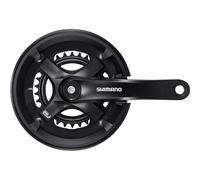 Shimano Tourney/TY FC-TY501 chainset 46/30, double, 7/8-speed, 175 mm, with chainguard, black