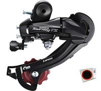 SHIMANO Tourney TZ500 Rear Derailleur, 6-Speed, Mid-Length Direct Mount, Black