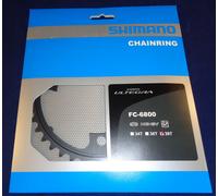 Shimano Ultegra 6800 Chainrings - Grey / 39 / 4 Arm, 110mm Grey