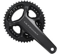 Shimano Fc-r8100 Crankset Silver 170 mm / 46/36t 170 mm Black