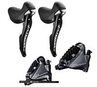 Shimano Ultegra Hydraulic Disc Brake ST-R8020 BR-R8070 Bled 2x11 Road Bike PAIR