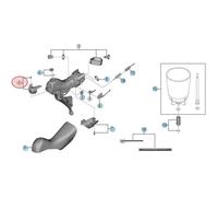 Shimano ST-R8020 right hand name plate and fixing screw