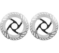Shimano Ultegra RT-CL800 Ice Tech FREEZA rotor with internal lockring and magnet, 160 mm, Silver (Pack of 2)