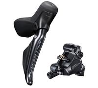 Shimano ST-R8170 Bled Hydraulic Disc - Di2 E-tube STI Set - Flat Mount Calliper Black