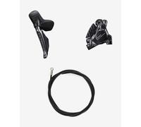 Shimano Ultegra Di2 Hidraulic Flat Mount 2x12s Front Brake Silver One Size Black