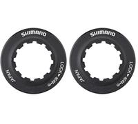 SHIMANO Unisex 4524667956259 CENTER LOCK Ferrule For Internal Closing On SM-RT81, Black (Pack of 2)