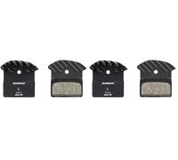 SHIMANO Unisex Bpj05arf J05A RF disc pads and spring alloy back with cooling fins resin, Black