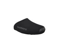 Shimano Unisex Dual Softshell Windproof Toe Cover - Black (L) Size: L