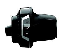 SHIMANO Unisex Slrv4007r SL-RV400 Revo Shifter, Right Hand, 7-speed, With Optical Gear Display, Black, 7-Speed EU