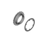 SHIMANO Unisex Y0l198030 FC-M6100-1 Lock Ring And Washer, Black
