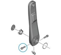 SHIMANO Unisex Y1gs22100 FC-R8100 Clamp Screw With Washer, M6 X 19 Mm, Silver