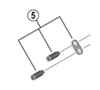 SHIMANO Unisex Y3gk98030 RD-R9250 Stroke Adjusting Screws And Plate, Silver