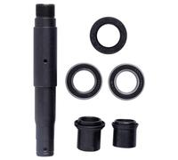 SHIMANO Unisex Y3hu98010 FH-MT410 Complete Hub Axle, Black