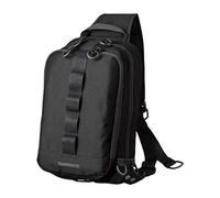 SHIMANO Unisex's スリング ショルダーバッグ Fishing Tackle Bag, Black, M