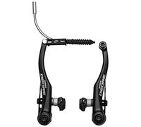 SHIMANO V-Brake - BR-T610, DEORE, Rear, X-Type (Thin Spacer Outside), S70C Shoe, 16.0/25.0MM Fixing Bolts, W/Inner Cable Lead Unit 90 DEG - Black - EBRT610RX41XLP
