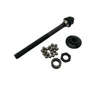 SHIMANO Spares WH-R501-R complete hub axle 141 mm, One Size, Y4SK98030, Black