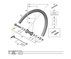 Shimano Wh-r9200-c50-tu-f Bearings One Size Black