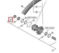 Shimano Spares WH-R9270-C50-TU-R left hand nut