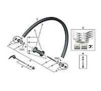 Shimano WH-RS010 right hand lock nut unit