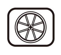 Shimano Rx570 Cl Disc Tubeless Road Front Wheel 12 x 100 mm Black
