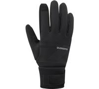 Shimano Windbreak Thermal Cycle Bicycle Bike Gloves Black