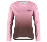 Shimano - Women's Parco L/S Printed Jersey - Cycling jersey size L, pink