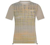 Shimano - Women's Spazio Short Sleeves Jersey Printed - Cycling jersey size S, sand