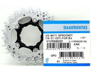 Shimano XT CS-M771-10 Sprocket/Cog Unit 19-21-23T for 10-speed 11-34T Cassette