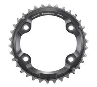 Shimano XT M8000 Chainring - 11 Speed - Grey / 34 / 4 Arm, 96mm