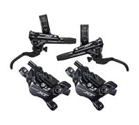 Shimano XT M8120 Front And Rear Disc Brake Set - Black / Pair / Front 800mm / Rear 1600mm Hose