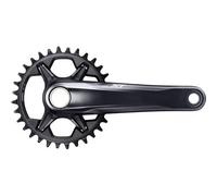 Shimano XT M8130 Crankset With Chainring - 12 Speed - Dark Grey / 30 / 170mm / 12 Speed