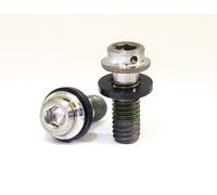 Shimano XTR BR-M9000/M9020/M987 Titanium Caliper Fixing Bolt XT M8000 usable 2pc