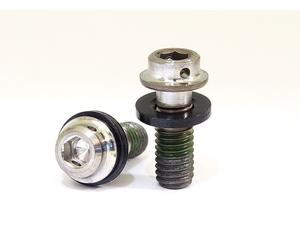 Shimano XTR BR-M9000/M9020/M987 Titanium Caliper Fixing Bolt XT M8000 usable 2pc