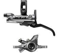 Shimano XTR BR-M9200 Disc Brake and BL-M9220 Lever - Left/Front, Post Mount, 2-Piston Caliper, SM-BH90-SS Hose, Metal Pads, Gray