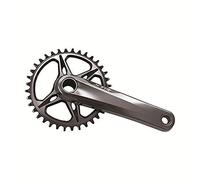 Shimano Xtr M9120 Hollowtech Ii Crank Black 165 mm 165 mm Dark Grey