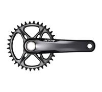Shimano XTR M9125 Crankset With Chainring - 12 Speed - Dark Grey / 32 / 175mm / 12 Speed