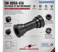 Shimano XTR SM-BB94-41A 89.5mm/ 92mm HOLLOWTECH II Press-Fit Bottom Bracket, NIB