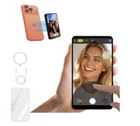 Shimbol CP5 Ultra, 5'' 1080P Full Touch HD Phone Vlog Selfie Monitor Screen for iPhone&Android - Wireless Recording, Bluetooth Remote, Reverse Control, Rear Mirror for TikTok HD Live Streaming (Black)