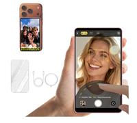 Shimbol CP5 Ultra, 5'' 1080P Full Touch HD Phone Vlog Selfie Monitor Screen for iPhone&Android - Wireless Recording, Bluetooth Remote, Reverse Control, Rear Mirror for TikTok HD Live Streaming (Pink)
