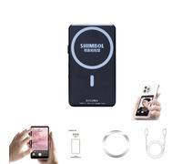 Shimbol P4 4" Vlog Selfie Monitor Screen, Touchscreen Phone Monitor, 50m Range, Wireless Screen Selfie Mirroring, Bluetooth Control, Compatible with iPhone & Android for Vlog Live Stream (Black)