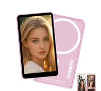 Shimbol P4 Selfie Monitor 4 Inch - Touchscreen Smartphone Camera Monitor, Reverse Control & Screen Mirroring, Magnetic Mount, 50 m Range - Pink