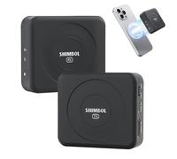 SHIMBOL TP NΑNA Wireless Video Transmitter Receiver System - 150 m Wireless Transmission, 60 ms Latency, HDMI In/Output, Compatible with Magnetic for Camera & Smartphone (Black)