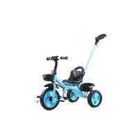 Shimely Pushchair,Classic Foam Wheels Ride-on, Easy to Fold, Large Shopping Basket, Suitable for Babies from About 10 Months to 6 Years. (Rock Blue)