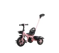 Shimely Pushchair,Luxury Liner Ride-on, Easy to Fold, Large Shopping Basket, Suitable for Babies from About 10 Months to 6 Years. (Cherry Lime Pink)