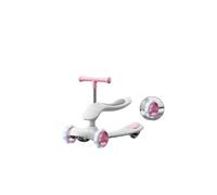 Shimely Scooter Ride-on Pedal 2-in-1, 6-in-1, 8-in-1, Lightweight Ride, Easy to Fold, Suitable from 10 Months to 12 Years. (Pink,2-in-1)