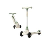 Shimely Sit & Ride Pedal 3-in-1, No Music on Small Wheel Lightweight Riding, Easy To Fold, Suitable for Baby Boys and Girls Aged 3 To 12 Years. (green water hills)