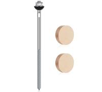 Shimeyao 1 Set Wood Newel Mounting Kit Newel Post Fastener Installation Kit for Residential and Commercial Installation, Anchors Post Directly to Wood or Concrete Floor