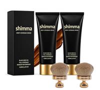 Shimma Black Seed Oil Body Coverage Perfector, Waterproof and Sweatproof, Long-Lasting and Smudge-Proof, Shower, Swim, Work-Out, Suitable for Dark Knees, Elbows, and Underarms (2Pcs-A)