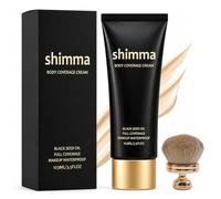 Shimma Black Seed Oil Body Coverage Perfector, Waterproof and Sweatproof, Long-Lasting and Smudge-Proof, Shower, Swim, Work-Out, Suitable for Dark Knees, Elbows, and Underarms (1Pc-B)